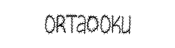 THORNY  Free Fonts Download