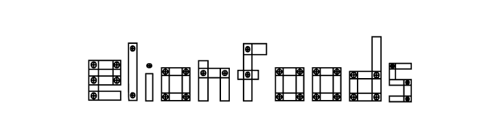 Blocks N Bolts Regular  Free Fonts Download