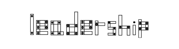 Blocks N Bolts Regular  Free Fonts Download