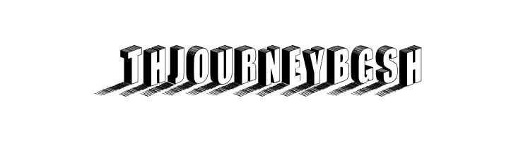 Three Dimensions Hollow Regular  Free Fonts Download