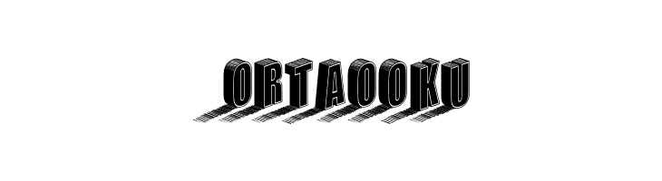 Three Dimensions Regular  Free Fonts Download