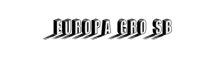 Three Dimensions Stroked Regular  Free Fonts Download