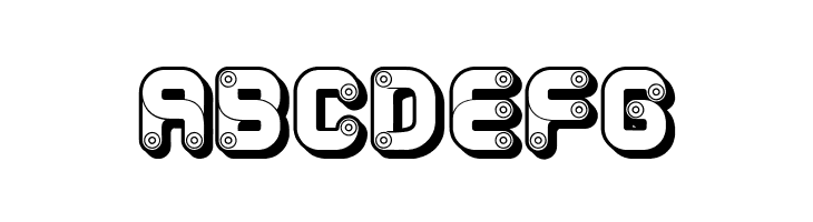 Rouleaux Hollow Regular  Free Fonts Download