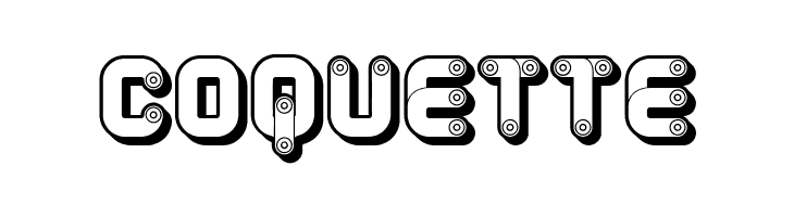 Rouleaux Hollow Regular  Free Fonts Download