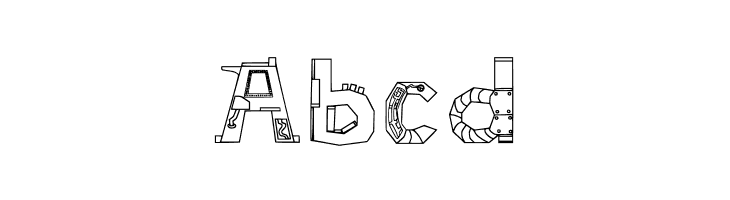 Steampunk Machinery Fon Regular  Free Fonts Download