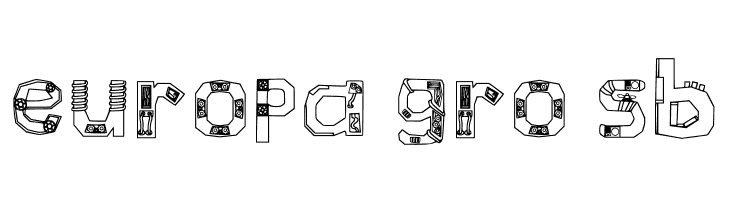 Steampunk Machinery Fon Regular  Free Fonts Download