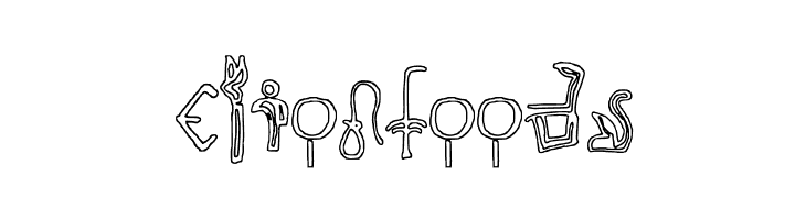 Egyptian Outline Regular  Free Fonts Download