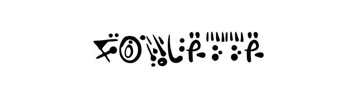 Alien_Hieroglyph  Free Fonts Download