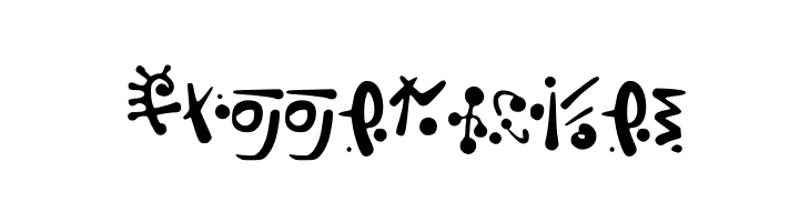 Alien_Hieroglyph  Free Fonts Download