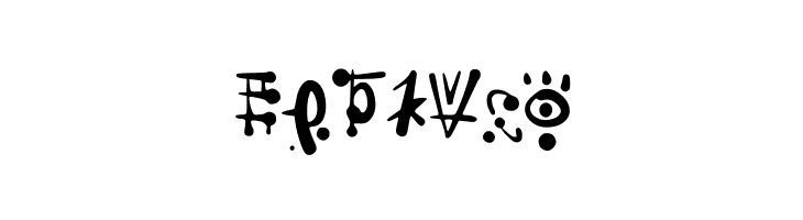 Alien_Hieroglyph  Free Fonts Download
