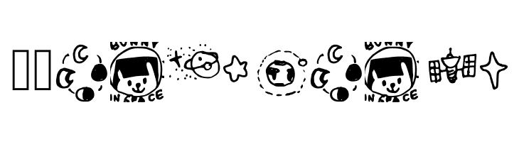 Galaxy_dingbats Regular  Free Fonts Download