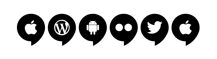 Icons Social Media 14  Free Fonts Download