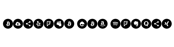 Icons Social Media 8  Free Fonts Download