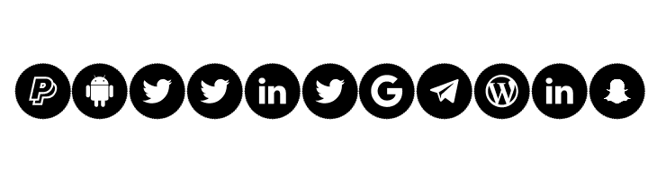 Icons Social Media 8  Free Fonts Download