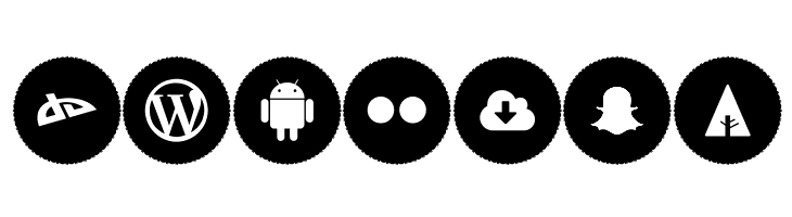 Icons Social Media 8  Free Fonts Download
