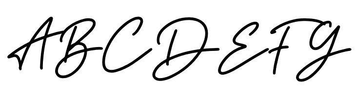 the Strong Signature  Free Fonts Download