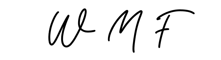 the Strong Signature  Free Fonts Download