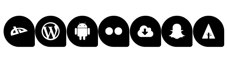 Icons Social Media 13  Free Fonts Download