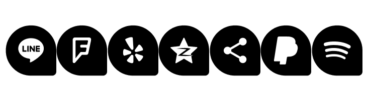 Icons Social Media 13  Free Fonts Download