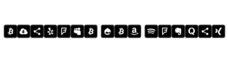 Icons Social Media 7  Free Fonts Download