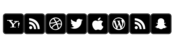 Icons Social Media 7  Free Fonts Download