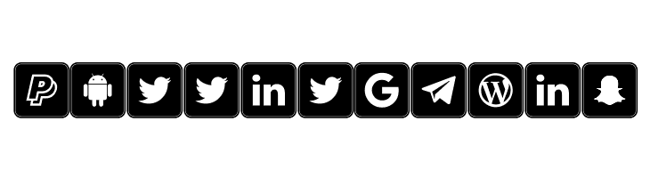 Icons Social Media 7  Free Fonts Download