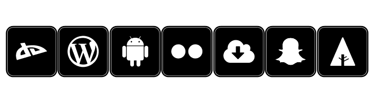 Icons Social Media 7  Free Fonts Download