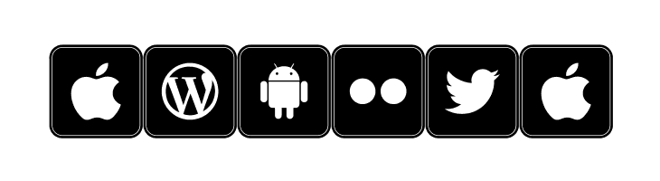Icons Social Media 7  Free Fonts Download