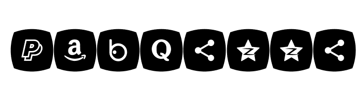 Icons Social Media 5  Free Fonts Download