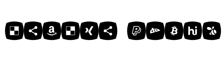 Icons Social Media 5  Free Fonts Download