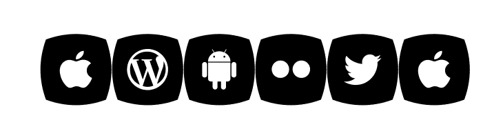 Icons Social Media 5  Free Fonts Download