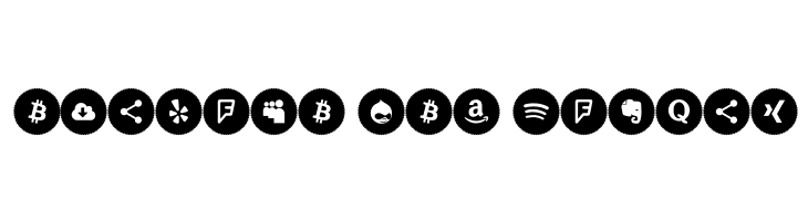 Icons Social Media 4  Free Fonts Download