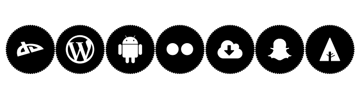 Icons Social Media 4  Free Fonts Download