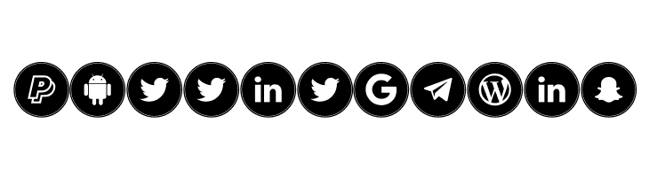 Icons Social Media 10  Free Fonts Download