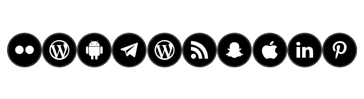 Icons Social Media 10  Free Fonts Download