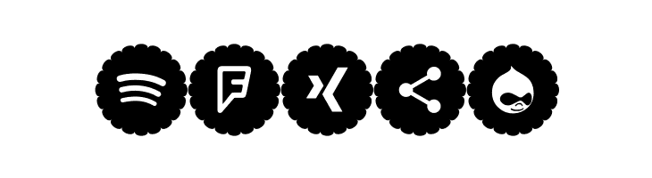 Bottons Social Media 2019  Free Fonts Download