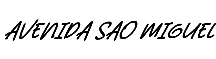 Abiyu Chan Italic  Free Fonts Download