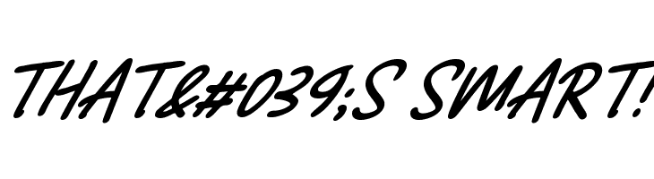 Abiyu Chan Italic  Free Fonts Download