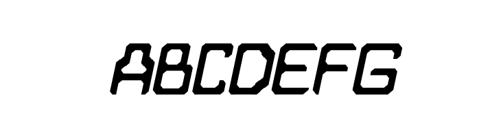 Amerggedon Italic  Free Fonts Download