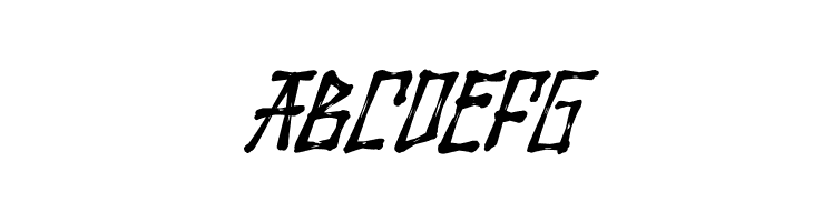 Wolfraid Italic  Free Fonts Download