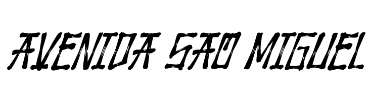 Wolfraid Italic  Free Fonts Download