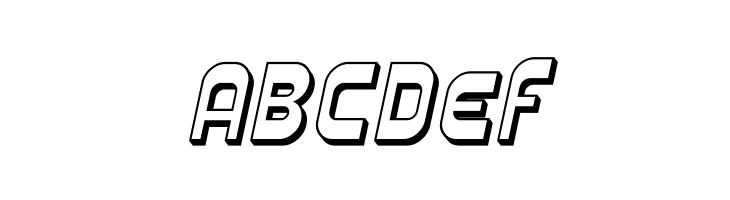 Plasmatica Shaded Italic  Free Fonts Download