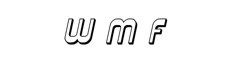 Plasmatica Shaded Italic  Free Fonts Download