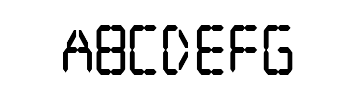 Digital dream Fat Narrow  Free Fonts Download