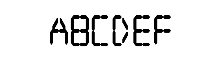 Digital dream Fat Narrow  Free Fonts Download