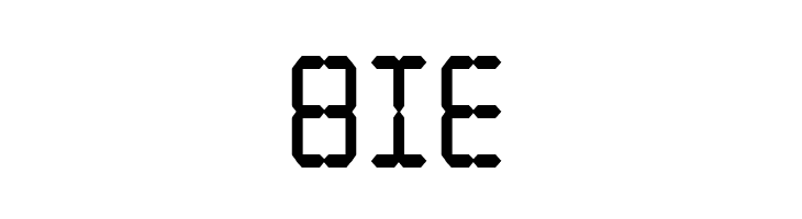 Digital dream Fat Narrow  Free Fonts Download