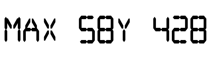 Digital dream Fat Narrow  Free Fonts Download