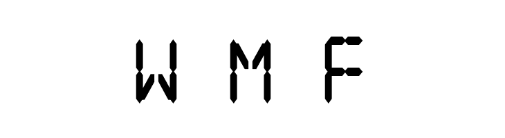 Digital dream Fat Narrow  Free Fonts Download