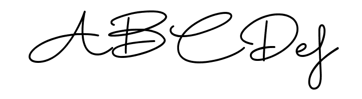 Aline Signature  Free Fonts Download