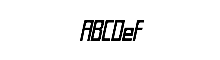 SF Laundromatic Condensed Oblique  Free Fonts Download